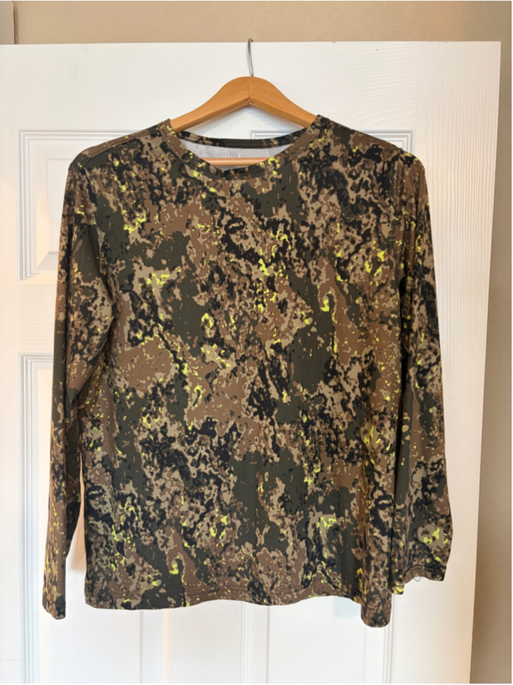 Old Navy Active Cloudmotion Shirt Youth XL Camo Hunting Go-Dry Cool Technology P